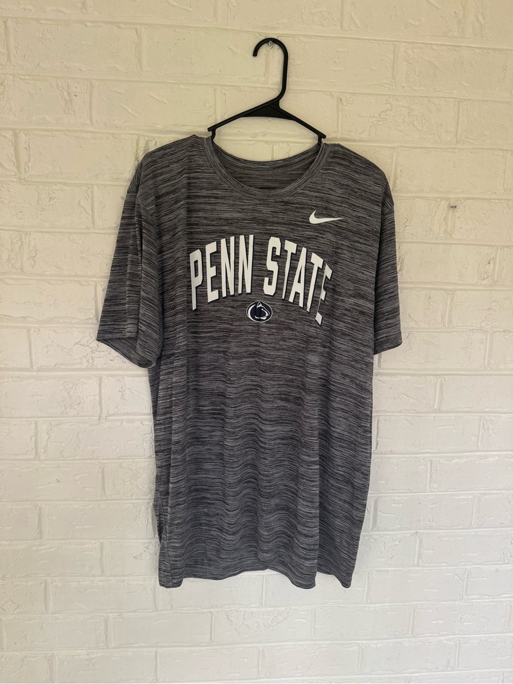 Nike Penn State Heathered Gray Short-Sleeve Tee